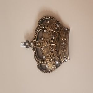 Crown wall plaque. Plastic. from hobby lobby! 7 inches wide. 10 inches long.